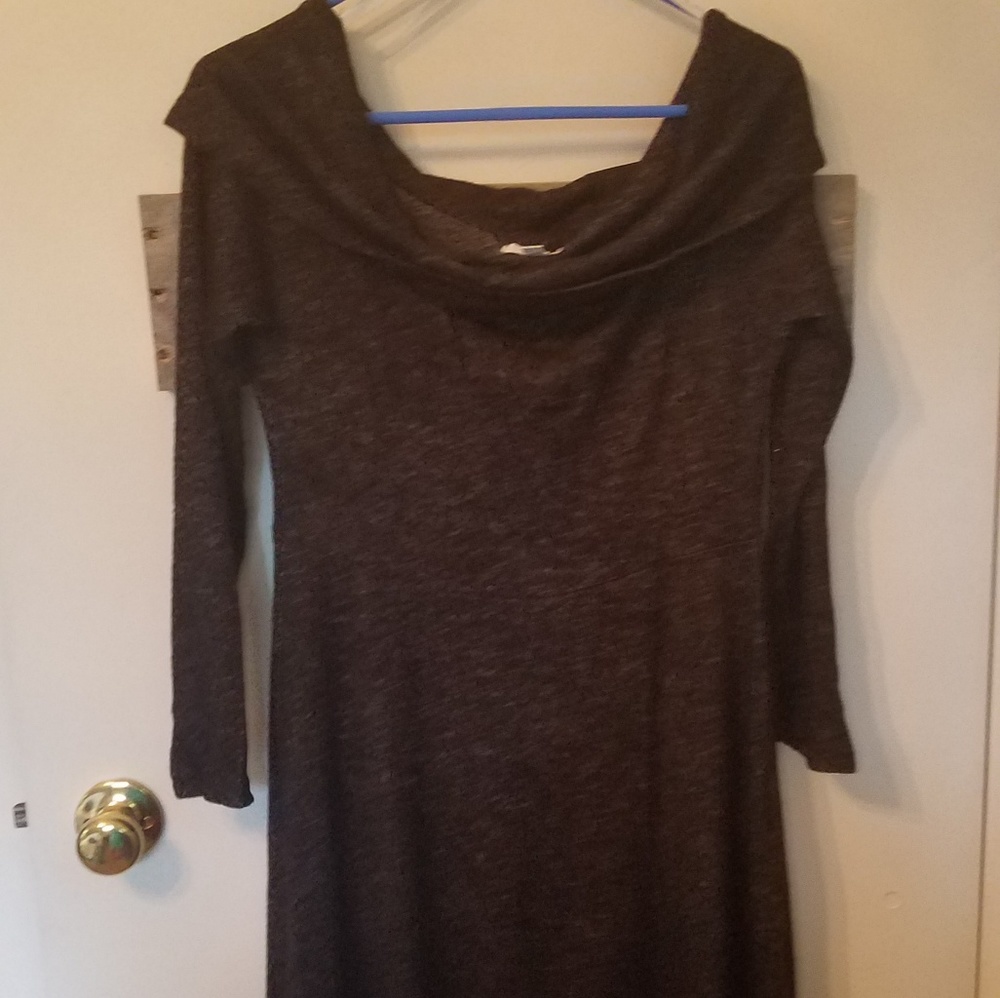 Portrait collar dress